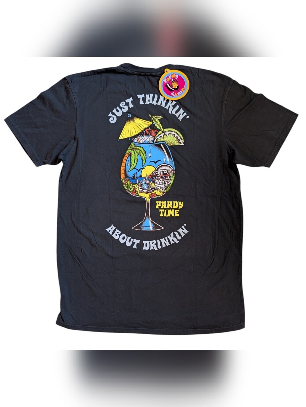 Men's Pardy Time Graphic Tee Size Large Cruise Vacation Bachelor Party